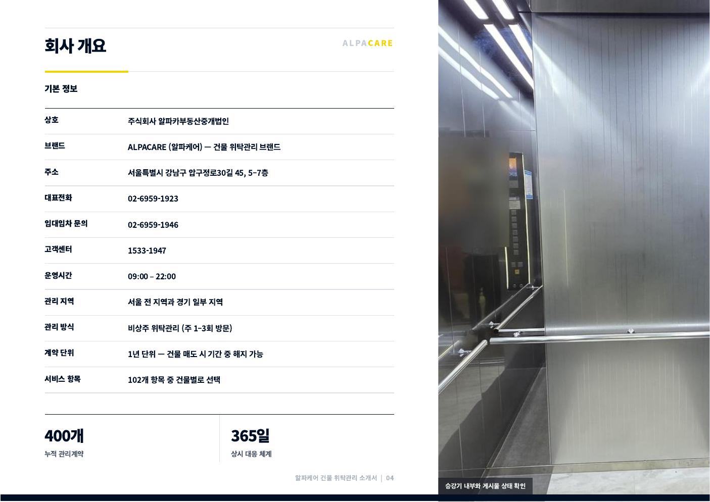 알파케어 회사소개서 5쪽